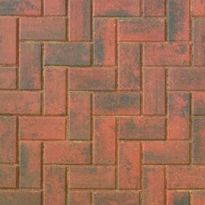 Omega Block Paving 200mm x 100mm x 50mm Brindle - Per m2